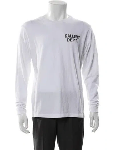 Pre-owned Gallery Dept. Graphic Print Crew Neck T-shirt In White