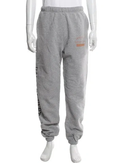 Pre-owned Gallery Dept. Graphic Print Lounge Bottoms In Gray