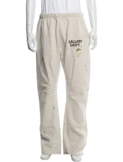 Pre-owned Gallery Dept. Graphic Print Pants In Neutral