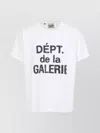 Gallery Dept. Graphic Print Short Sleeve Crew Neck T-shirt In White