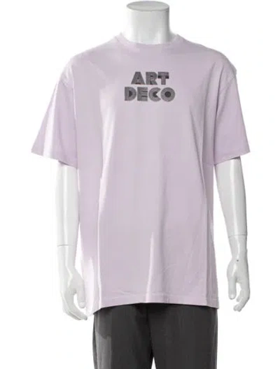 Pre-owned Gallery Dept. Graphic Print Short Sleeve Shirt In Purple