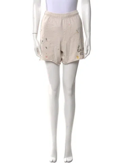 Pre-owned Gallery Dept. Graphic Print Shorts In Neutral