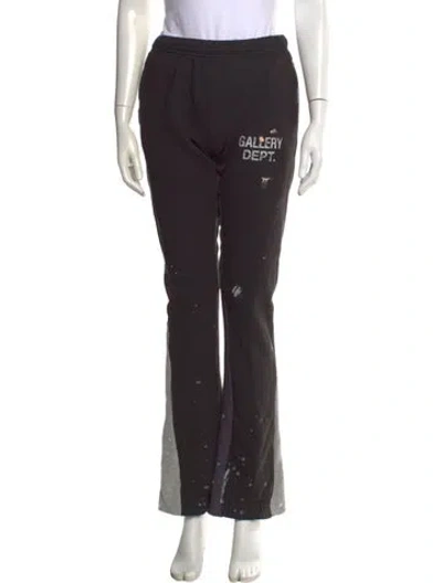 Pre-owned Gallery Dept. Graphic Print Sweatpants In Black