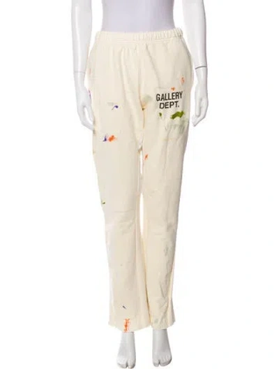 Pre-owned Gallery Dept. Graphic Print Sweatpants In Neutral