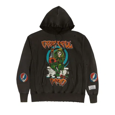 Pre-owned Gallery Dept. Grateful Dead Hoodie 'black' Goat Exclusive