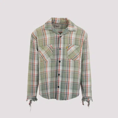 GALLERY DEPT. GALLERY DEPT. GREEN MARLEY FLANNEL COTTON SHIRT