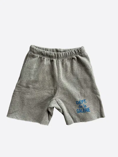 Pre-owned Gallery Dept. Grey & Blue French Logo Shorts