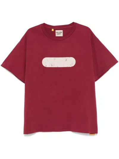 Gallery Dept. Gym T-shirt In Burgundy