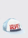 Gallery Dept. Light Blue Graphic Baseball Hat In White