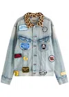 Gallery Dept. Long-sleeved Denim Coat In Indigo