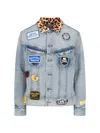 Gallery Dept. Long-sleeved Denim Coat In Light Blue