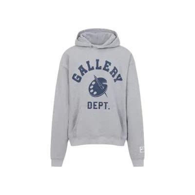 GALLERY DEPT. GALLERY DEPT. HEATHER GREY COTTON ART DEPT HOODIE