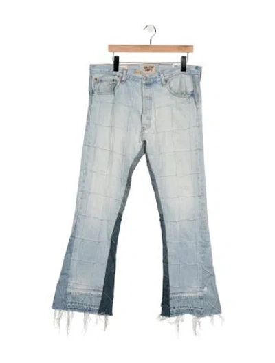 Pre-owned Gallery Dept. High-rise Flared Jeans In Blue