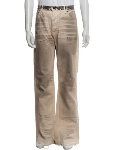 Pre-owned Gallery Dept. Hollywood Blvd La Flare Bootcut Jeans In Neutral