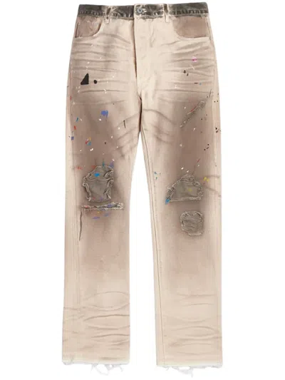 Gallery Dept. Hollywood Distressed Jeans In Neutrals