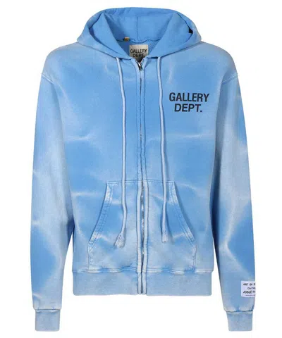 Gallery Dept. Hooded Sweater In Blue