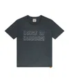 Gallery Dept. Horrors Glittered Printed Cotton-jersey T-shirt In Gray