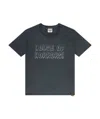 Gallery Dept. Horrors Glittered Printed Cotton-jersey T-shirt In Gray