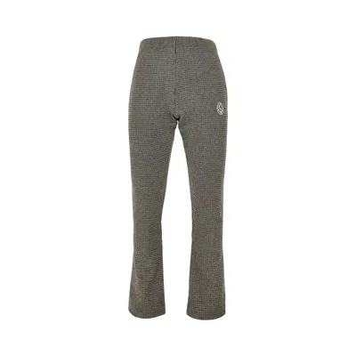 Gallery Dept. Houndstooth Logan Track Pants In Gray