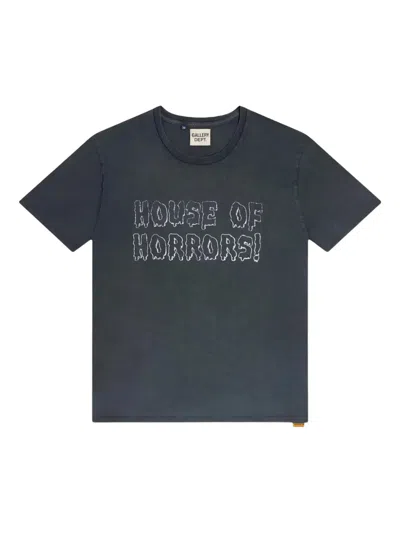 Gallery Dept. House Of Horrors-print T-shirt In Blue