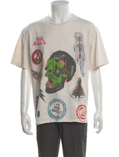 Pre-owned Gallery Dept. Illadox Graphic Print T-shirt In Neutral
