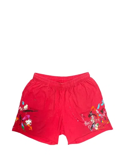 Gallery Dept. Insomnia Printed Track Shorts In Red