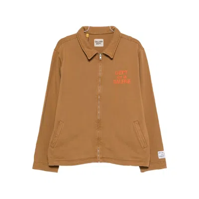 Gallery Dept. Zip-front Cotton Jacket In Neutral
