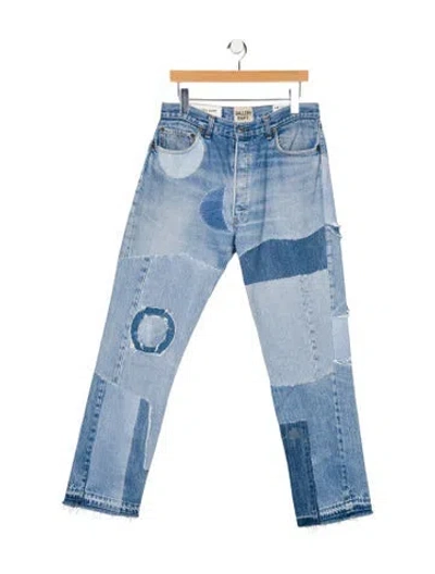 Pre-owned Gallery Dept. Jake 5001 Straight-leg Jeans In Blue