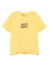 Gallery Dept. Jazzy Logo-print Cotton-jersey T-shirt In Yellow