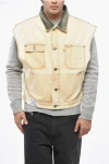 Gallery Dept. Josue Thomas Sleeveless Lightweight Denim Jacket In Animal Print