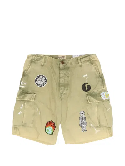 Gallery Dept. Kenzie Patch-details Cargo Shorts In Green