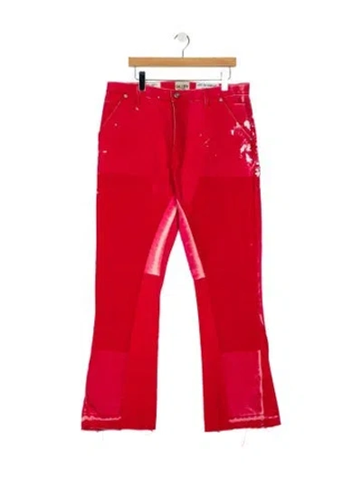 Pre-owned Gallery Dept. La Flare Carpenter Slim Fit Jeans In Red