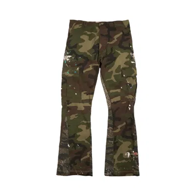 Pre-owned Gallery Dept. La Flare Paint Splatter Pants 'camo' | Green | Men's Size 31