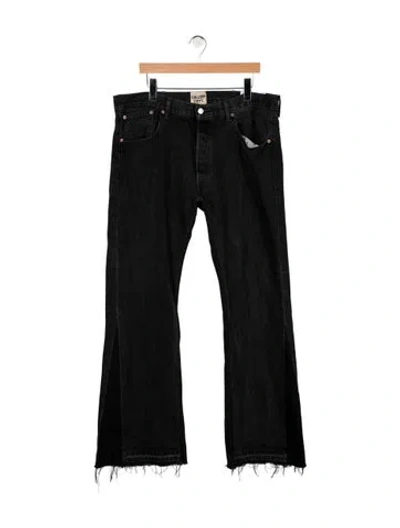 Pre-owned Gallery Dept. La Flare Straight-leg Jeans In Black