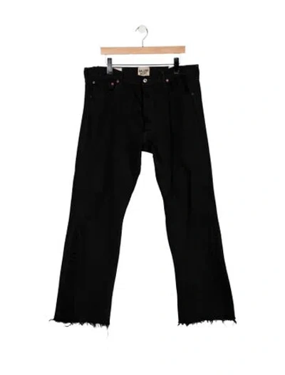 Pre-owned Gallery Dept. La Flare Straight-leg Jeans In Black