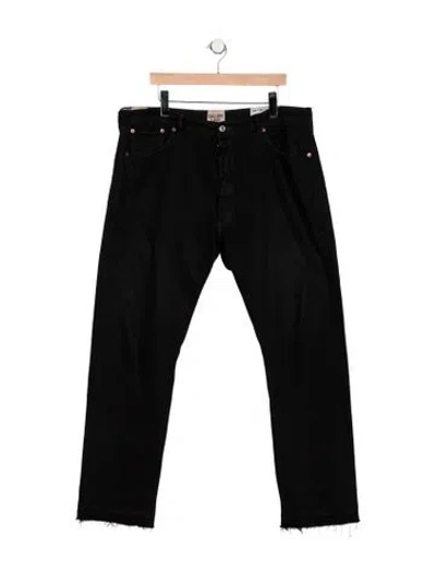 Pre-owned Gallery Dept. La Flare Straight-leg Jeans In Black