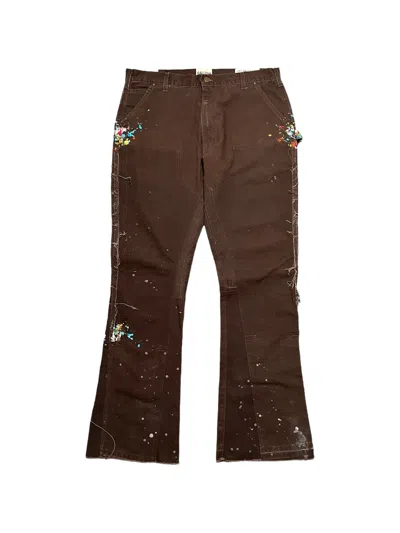 Gallery Dept. La Flared Trousers In Brown