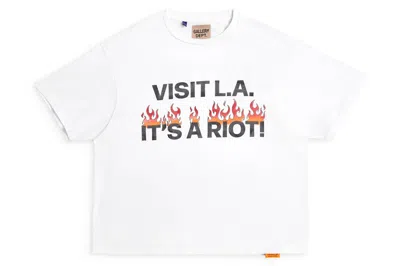 Pre-owned Gallery Dept. L.a. Riot T-shirt White