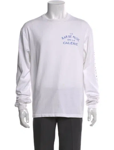 Pre-owned Gallery Dept. Le Bar De Music De La Galerie Graphic Print T-shirt In White
