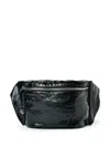 Gallery Dept. Leather Belt Bag In Schwarz
