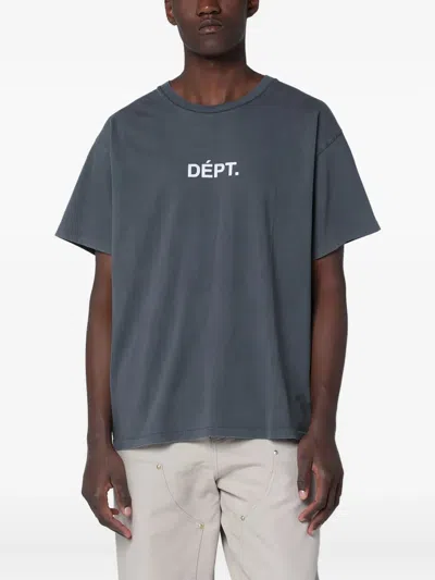 Gallery Dept. Lettering-print T-shirt In Black