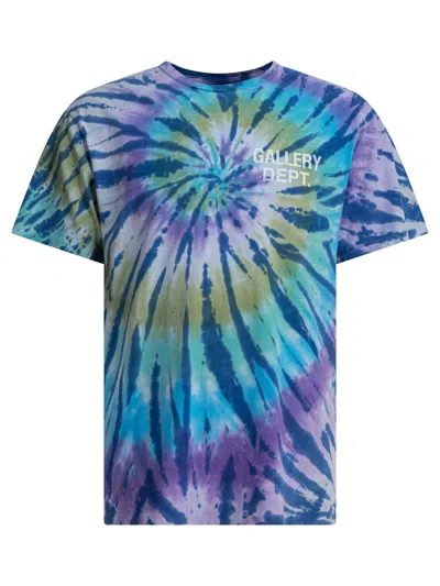 Gallery Dept. Light Blue Cotton T-shirt In Multi