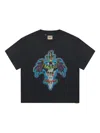 Gallery Dept. Live For Metal Cotton T-shirt In Black