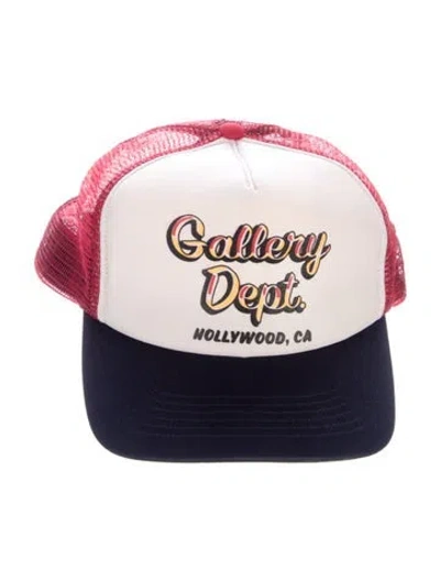 Pre-owned Gallery Dept. Local Logo Trucker Hat W/tags In Red