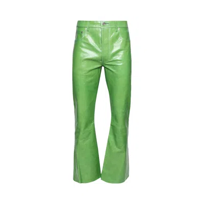Pre-owned Gallery Dept. Logan Flare 'apple' | Green | Men's Size 36