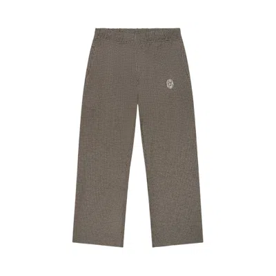 Pre-owned Gallery Dept. Logan Track Pant 'olive Micro Plaid' | Green | Men's Size M