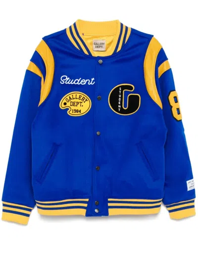 GALLERY DEPT. LOGO-APPLIQUÉ WOOL BOMBER JACKET