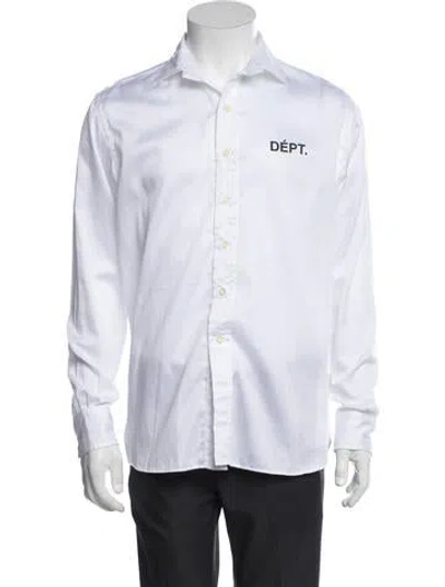 Pre-owned Gallery Dept. Logo Casual Shirt In White
