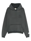 Gallery Dept. Graphite Grey Sweatshirt With Embossed Logo In Gray