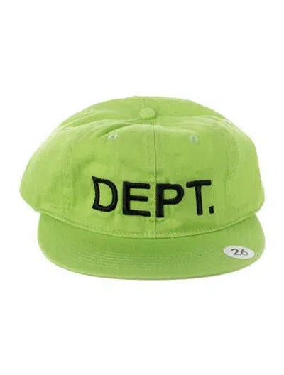 Pre-owned Gallery Dept. Logo Embroidered Snapback Hat In Green
